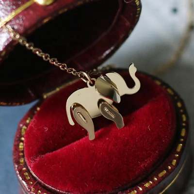 Abigail Elephant Necklace