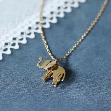 Abigail Elephant Necklace