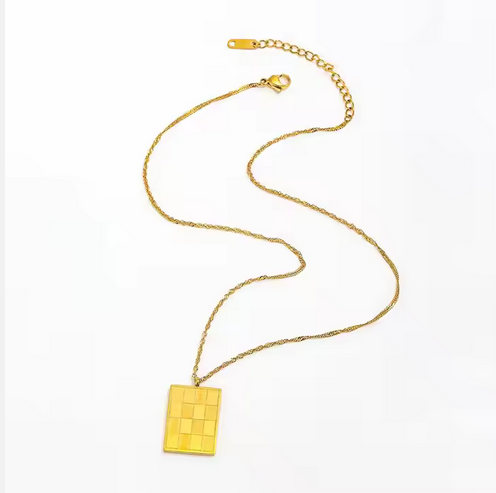 Checkered Necklace