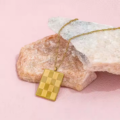 Checkered Necklace