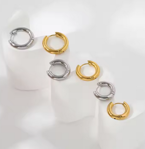 Chunky Hoop Earrings