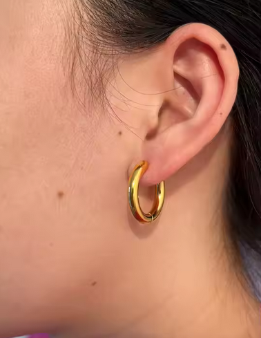 Chunky Hoop Earrings