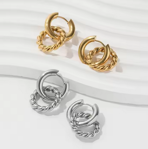 Henley Rope Chain Hoops