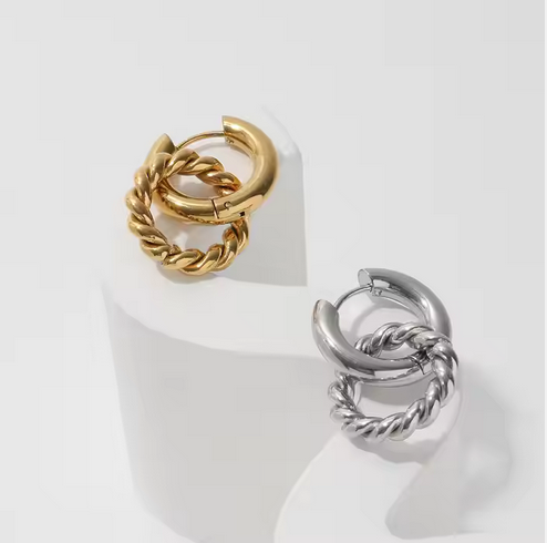 Henley Rope Chain Hoops