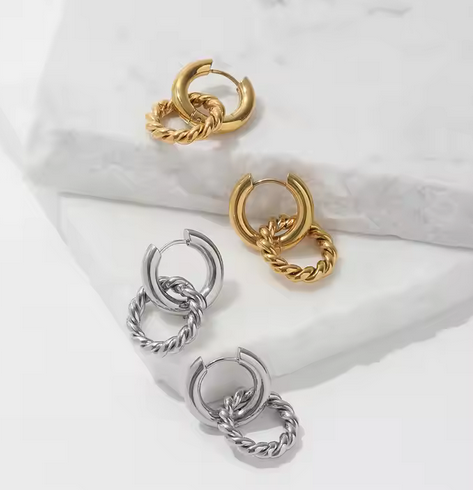 Henley Rope Chain Hoops