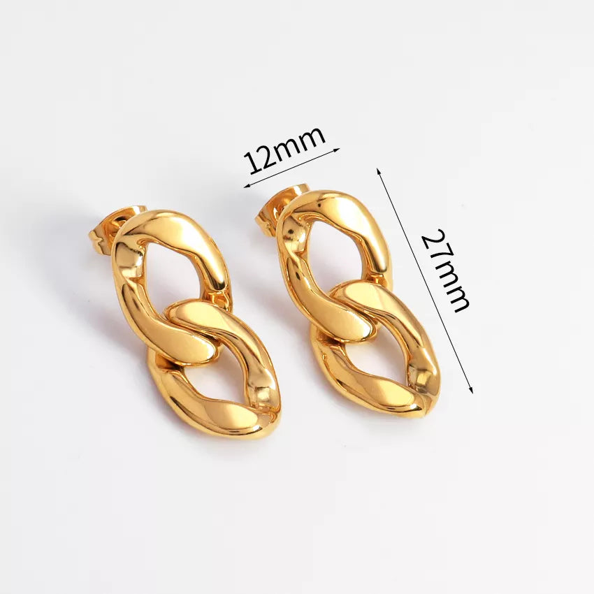 Harley Link Earrings