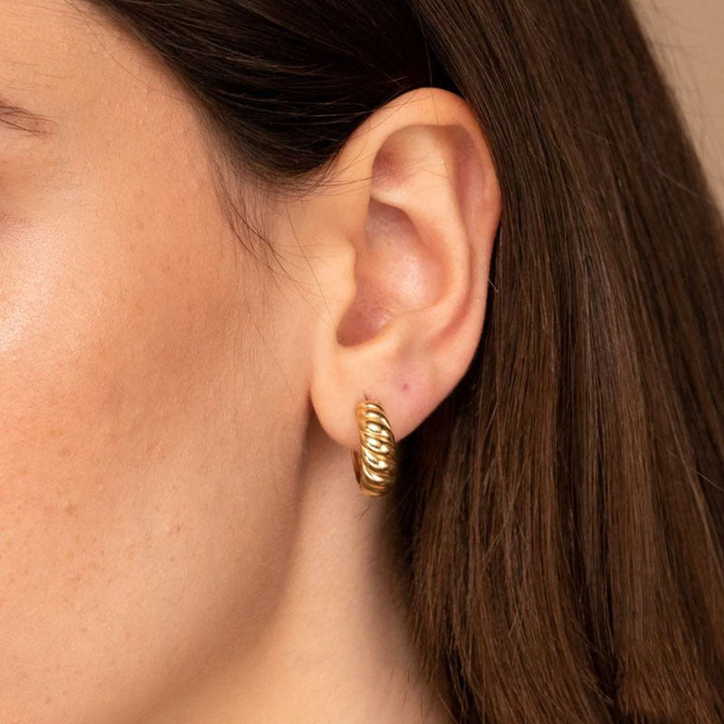 Leah Croissant Earrings