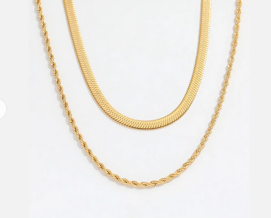 Anya Double Chain Necklace