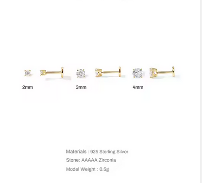 Crystal Flat Head Stud