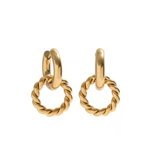 Henley Rope Chain Hoops