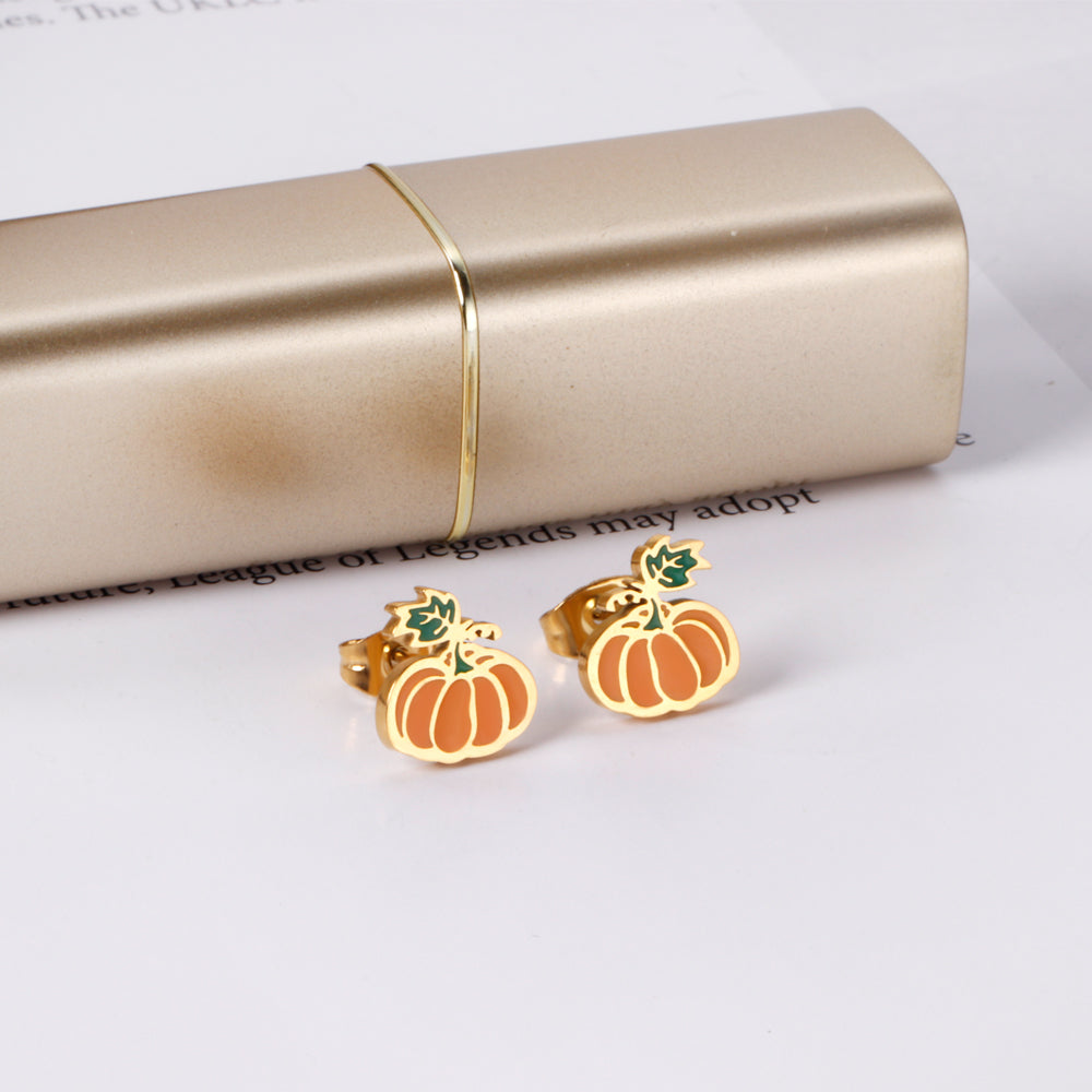 Pumpkin Earrings