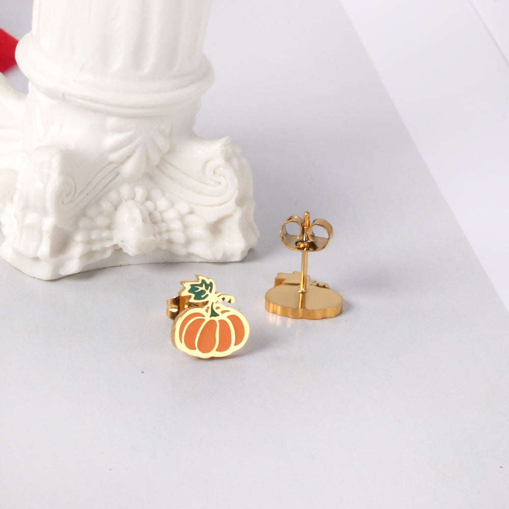 Pumpkin Earrings