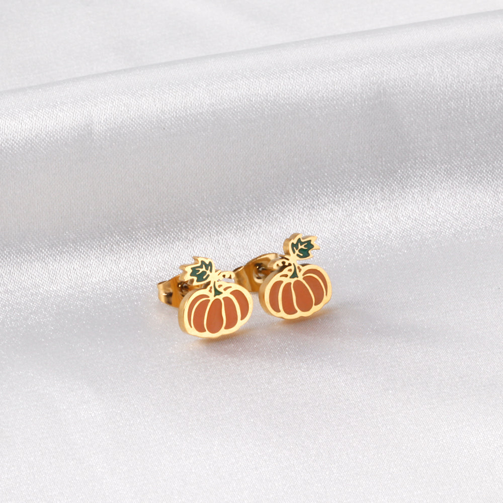 Pumpkin Earrings