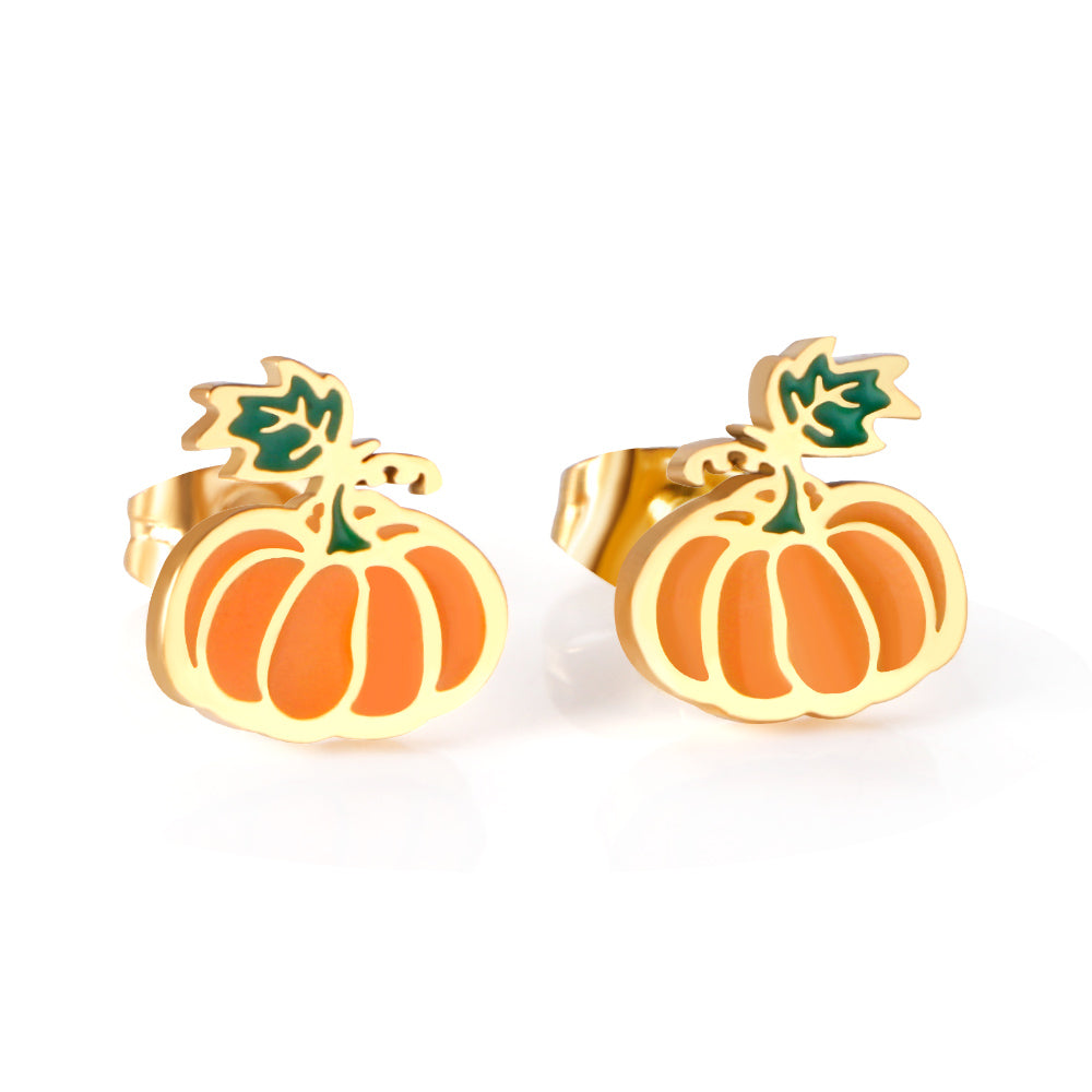 Pumpkin Earrings