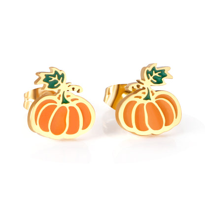 Pumpkin Earrings