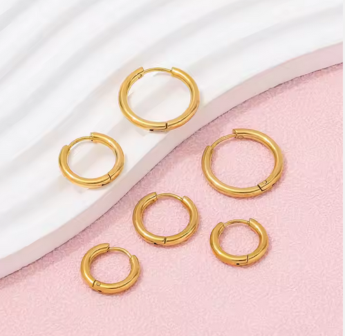 Simple Hoop Earrings