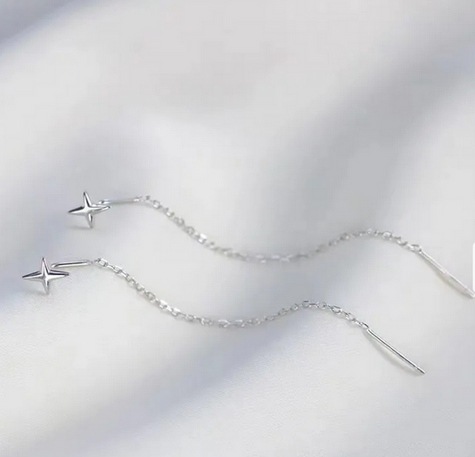 Star Ear Line Earrings