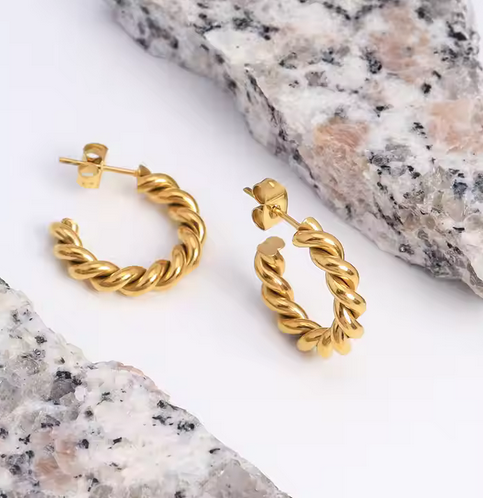 Twisted Rope Earrings