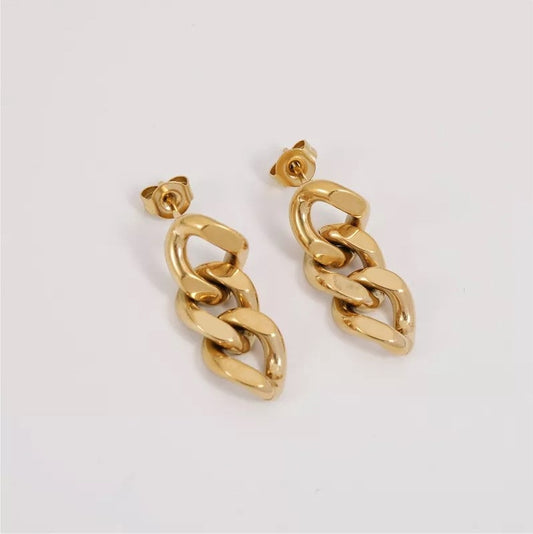 Elaina Chain Linked Earrings