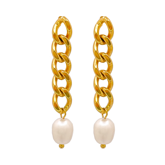 Haven Link Pearl Earrings